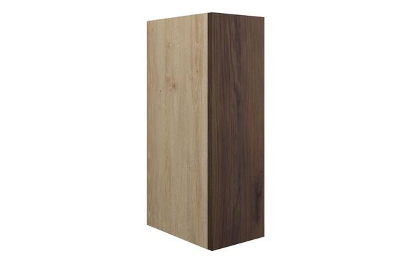 Eden 200mm Standard Toilet Roll Unit - Warm Walnut (Oak Cab)